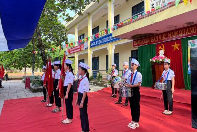 Trường THCS Ba Dinh – Ba Tô long trọng tổ chức Lễ Khai giảng năm học 2025 – 2026 gắn với kỷ niệm 80 năm thành lập Bộ Quốc gia Giáo dục