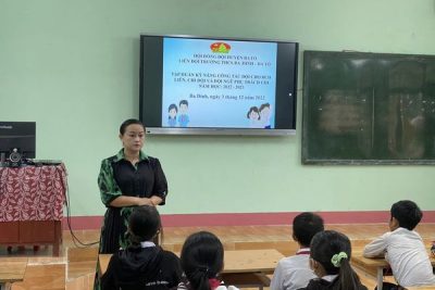Tập huấn kỹ năng nghiệp vụ công tác Đội